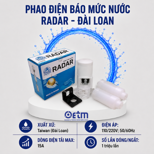 Phao điện báo mức nước Radar - Đài Loan